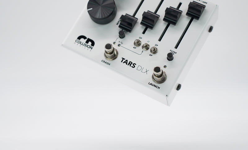 Collision Devices TARS DLX Fuzz with 2 Analog Filters White