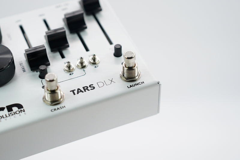 Collision Devices TARS DLX Fuzz with 2 Analog Filters White