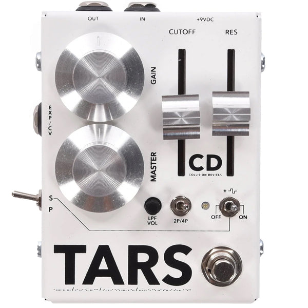 Collision Devices Tars Silver - White Fuzz & Filter Pedal
