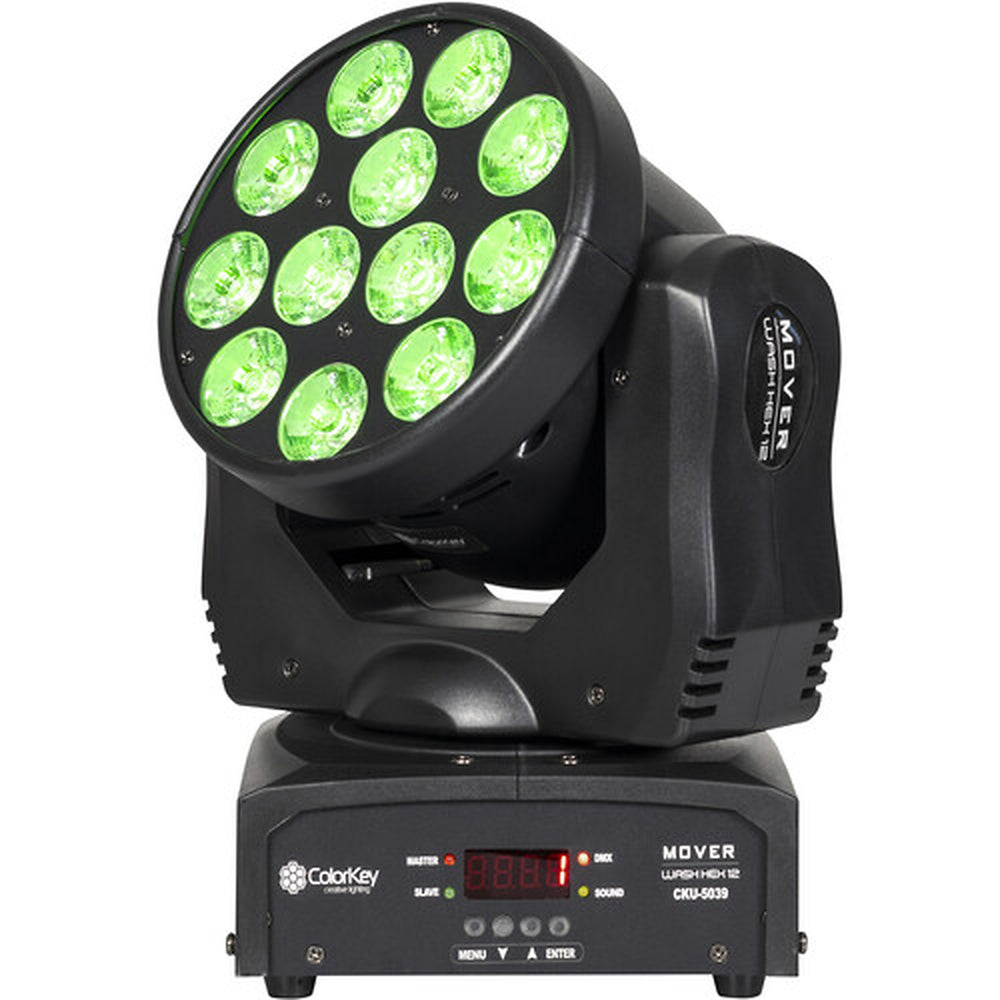 ColorKey Mover Wash Hex 12 LED Wash Moving Head