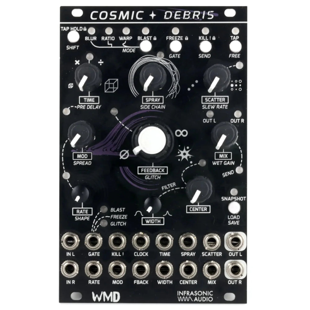 WMD Cosmic Debris Delay + Reverb Module