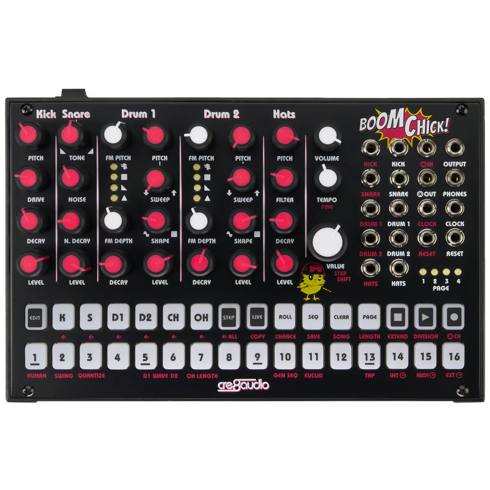Boîte à rythmes analogique pure Cre8audio Boom Chick
