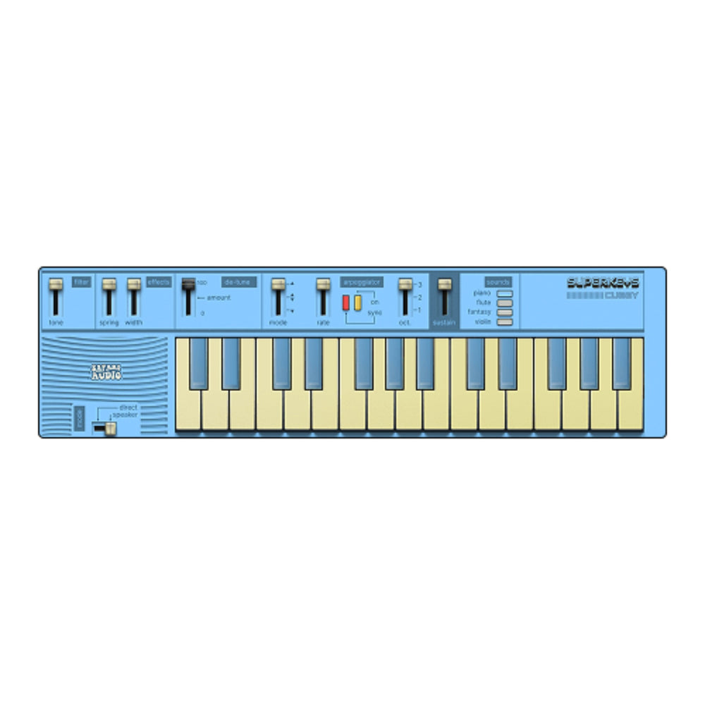 Super Keys Cubby touches numériques vintage oniriques