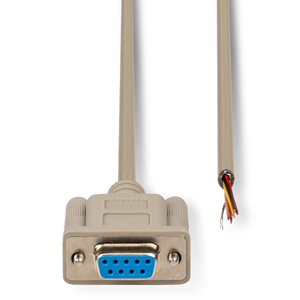 Hosa DB9 Serial to Bare Wire Cable 2 ft