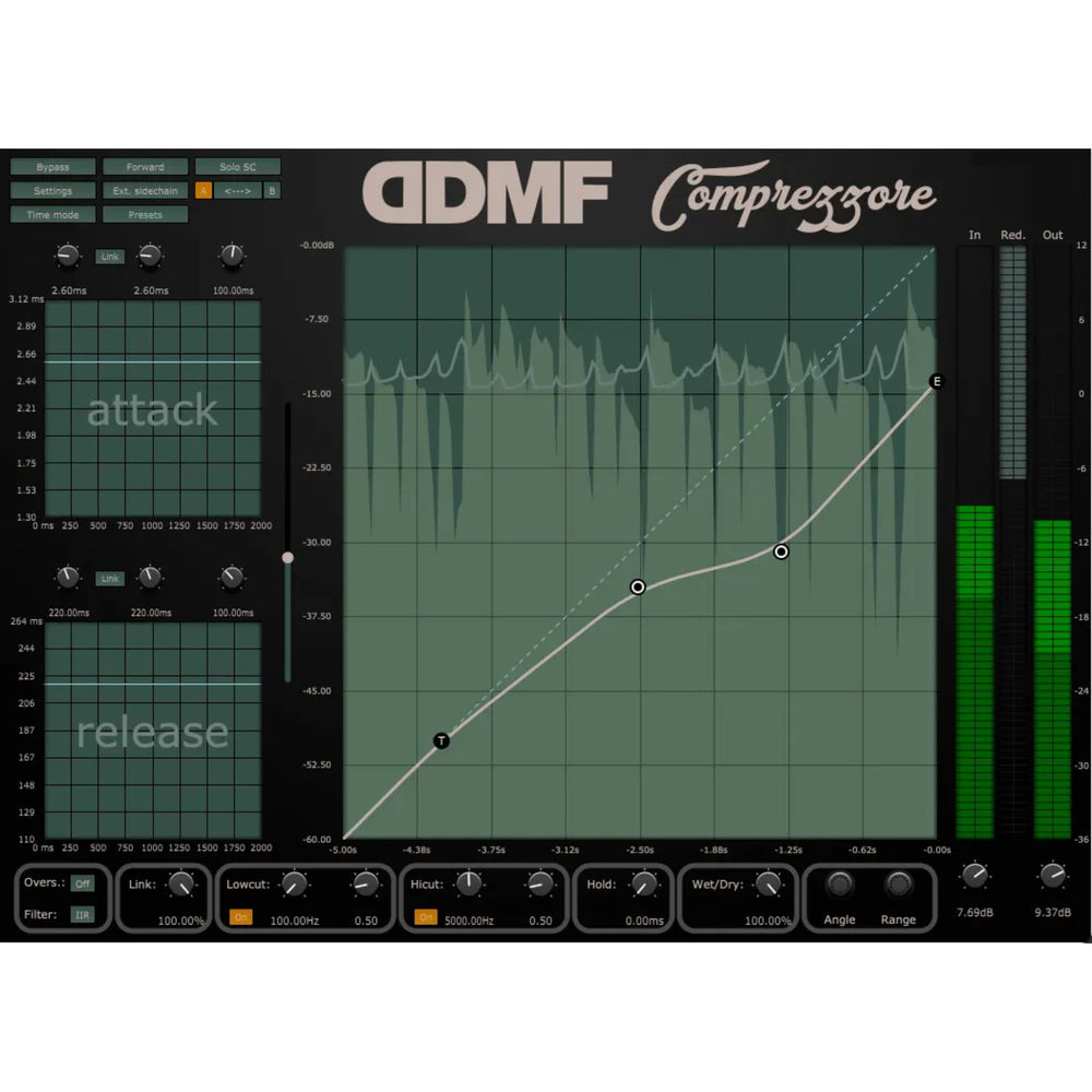 DDMF Comprezzore - Plugin de Compresseur Audio Ultra-Flexible