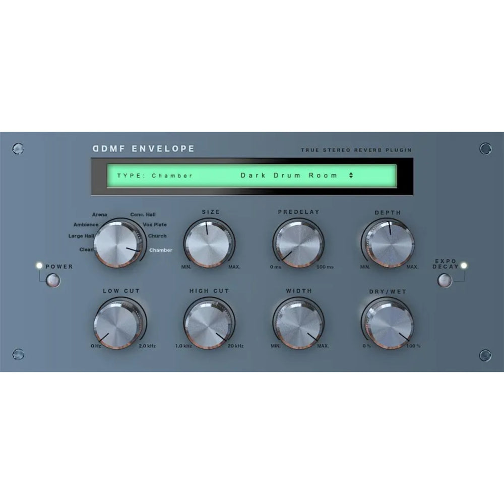 DDMF Envelope - True Stereo Reverb Plugin