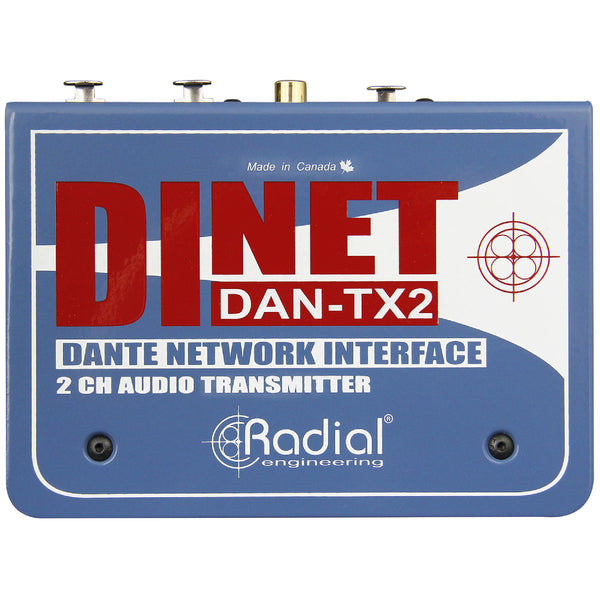 Radial DiNet DAN-TX2 Dante Network Transmitter