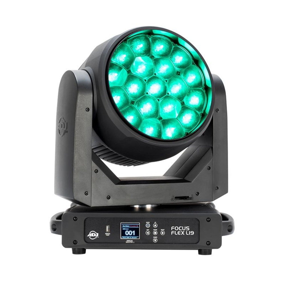 American DJ FOCUS-FLEX-L19 Moving Head With 19x40W RGBL LED