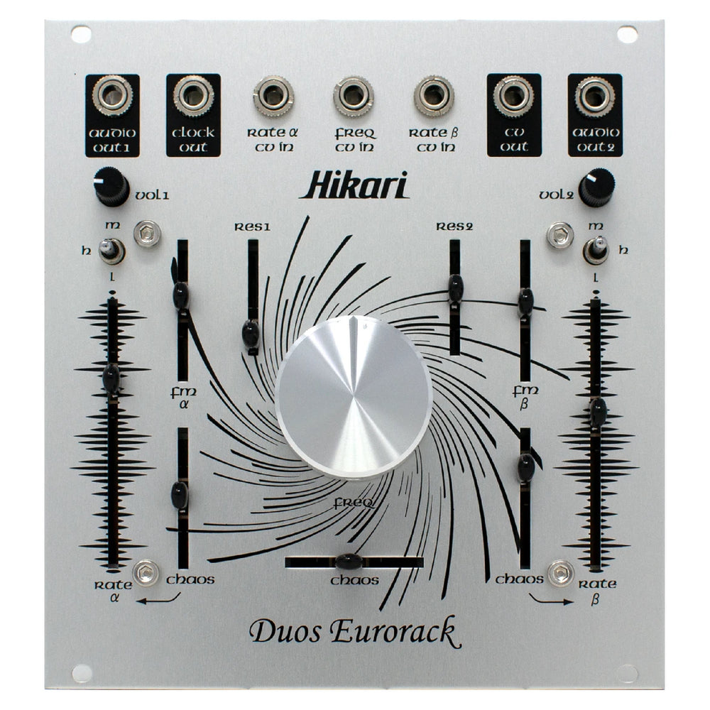 Module Eurorack Hikari Duos Low Pass Gate Bruit et Drone