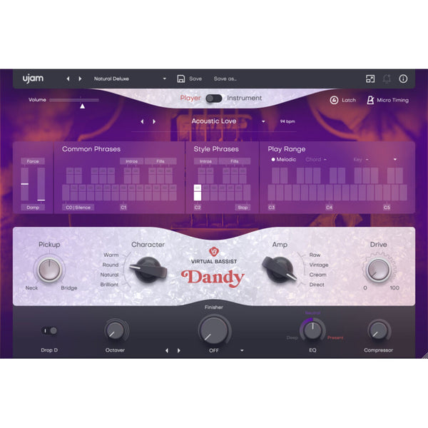 UJAM Virtual Bassist DANDY