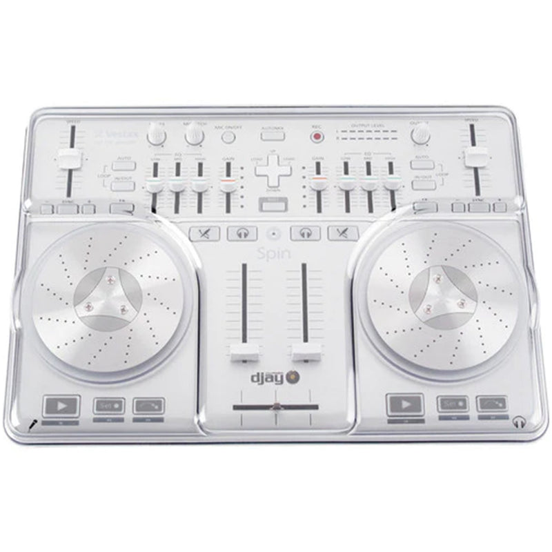 Decksaver DS-PC-SPIN Vestax Spin & Typhoon Smoked Clear Cove