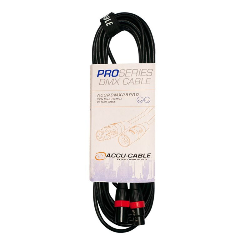 American DJ AC3DMX25PRO - 3-pin pro DMX cable 25'