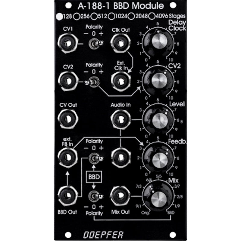 Doepfer BBD Module (256 Stages)  Vintage Edition in Black
