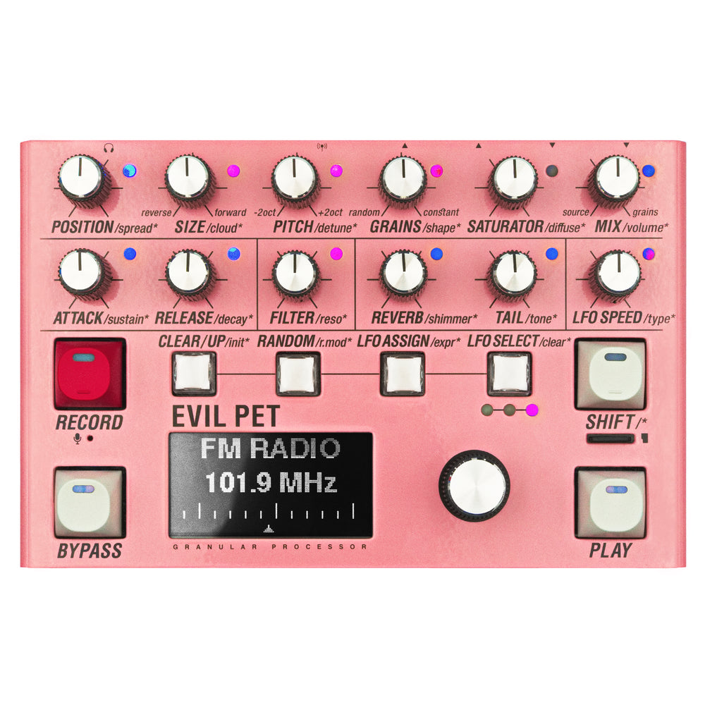 Endorphin.es Evil Pet - Granular Processor with FM Radio