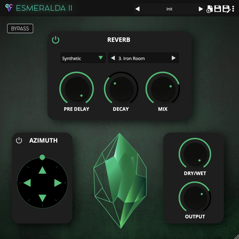 Ear Candy Tech Esmeralda II - Réverbération hybride