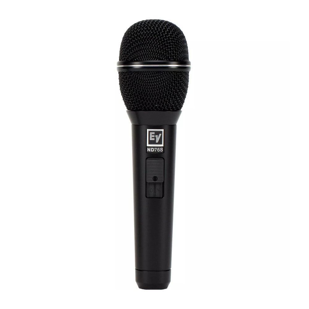 Microphone vocal dynamique cardioïde Electro-Voice ND76S avec interrupteur marche/arrêt