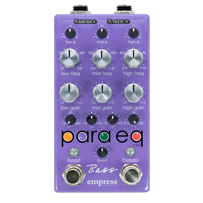 Effets Empress Bass ParaEq