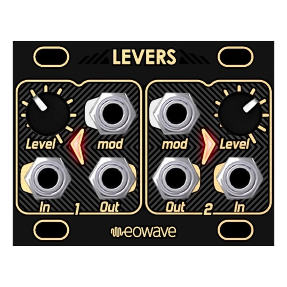 Eowave 1U Levers Dual VCA