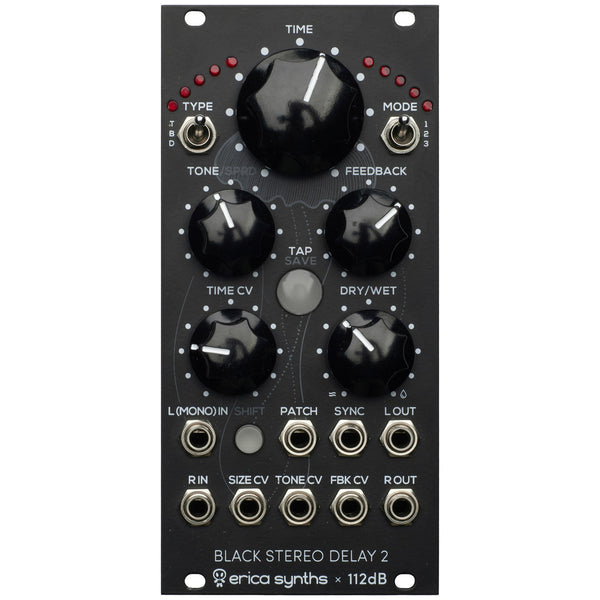 Erica Synths Black Stereo Delay2
