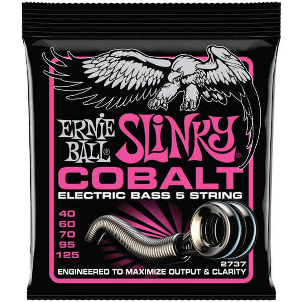Ernie Ball 2737EB Cobalt 5 STR Bass Slinky 40-125