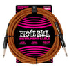 Câble d'installation tressé Ernie Ball 6468EB en acier inoxydable, 3 m - Pumkin Pie