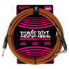 Câble d'installation tressé Ernie Ball 6470EB S/A 10 pieds - Pumkin Pie