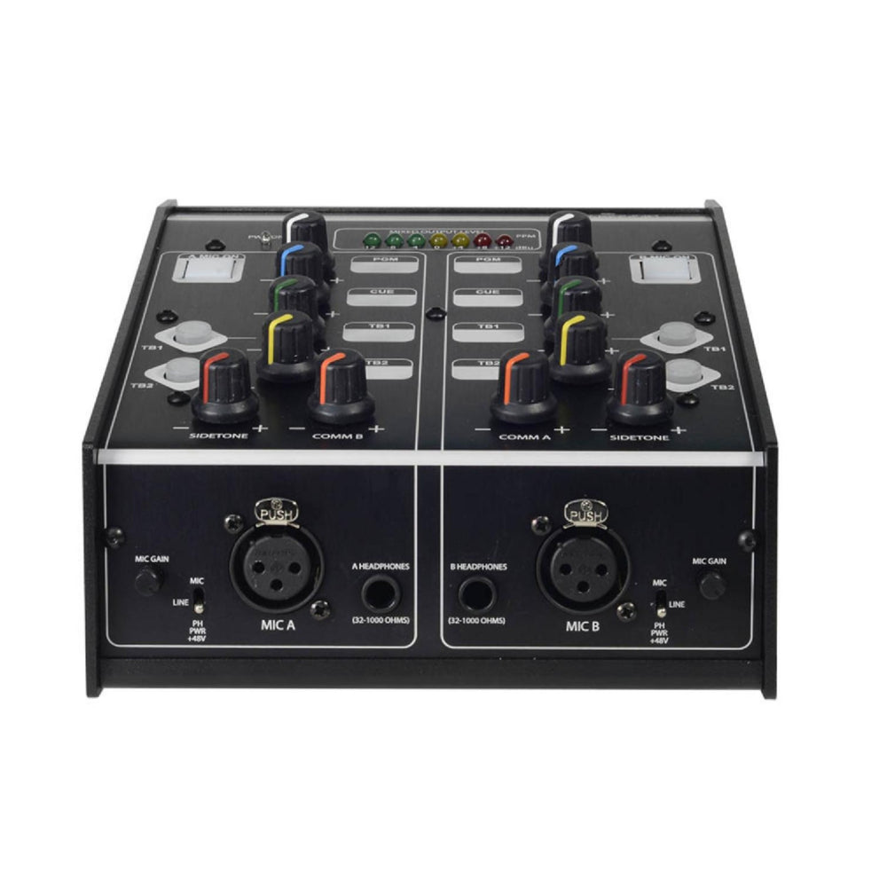 Glensound EXPRESS Ip MINI X - Unité de commentaire compacte Dante/AES67 pour 2 utilisateurs
