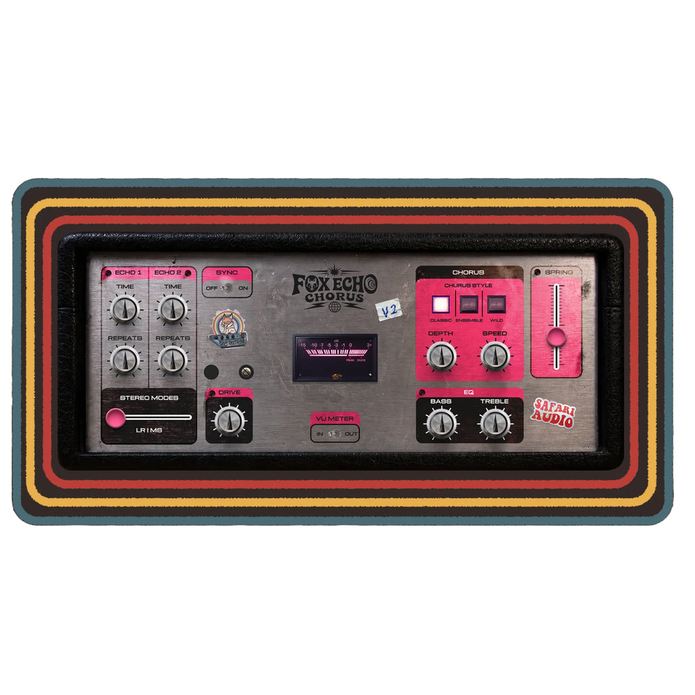 Safari Pedals Fox Echo Chorus V2 Vintage Chorus And Echo plugin