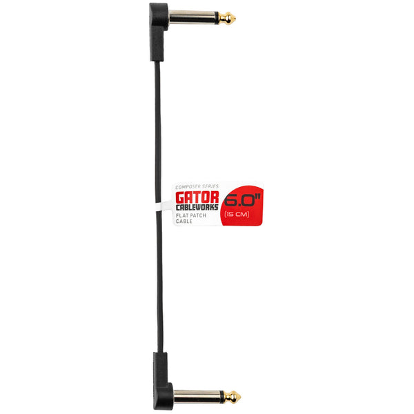 Gator GCWC-FPC6 Flat Patch Cable Right Angle 6In