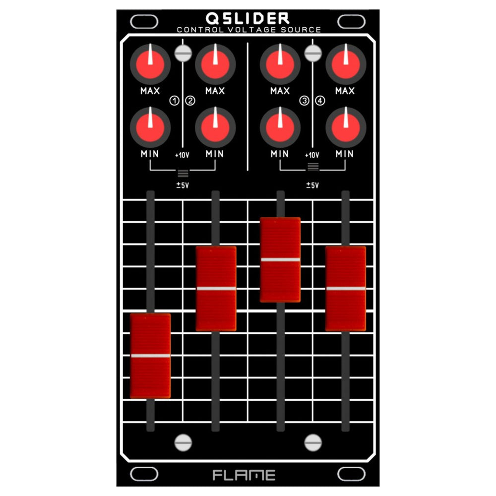 Flame QSlider Quad CV Source Black
