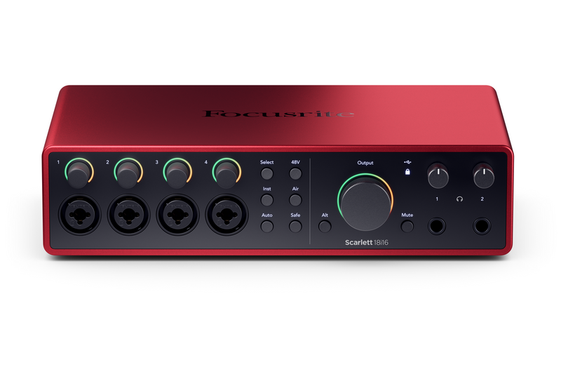 Focusrite Scarlett 18i16 4th Gen 18 In/16 Out USB-C