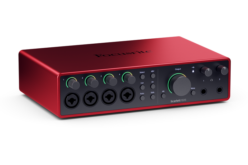 Focusrite Scarlett 18i16 4th Gen 18 In/16 Out USB-C