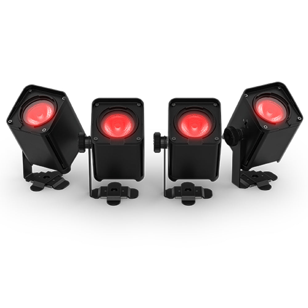 Chauvet DJ Freedom H1 IP X4 RGBWA+UV Kit de 4 projecteurs