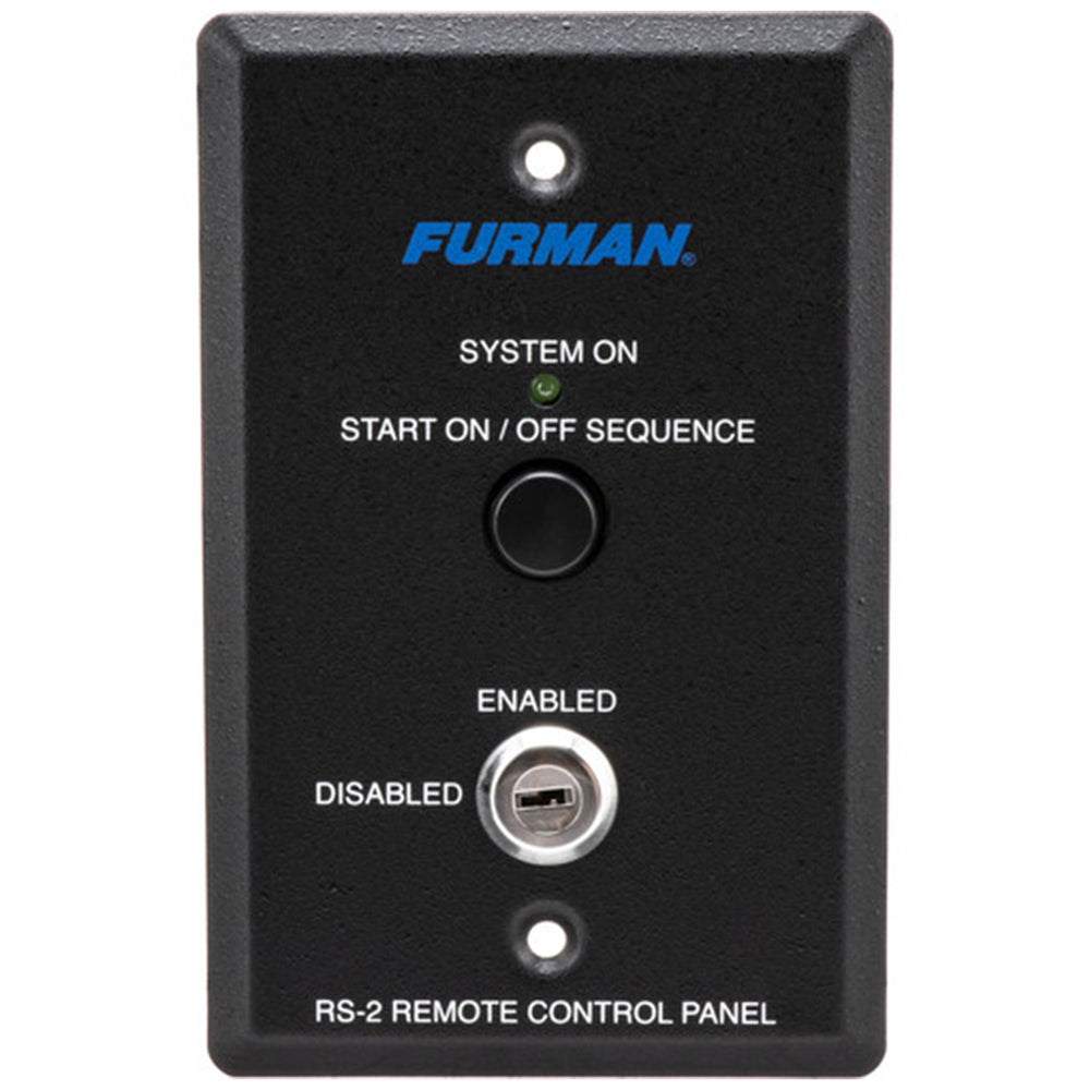 Furman RS-2 Key Switched Remote System Control Panel