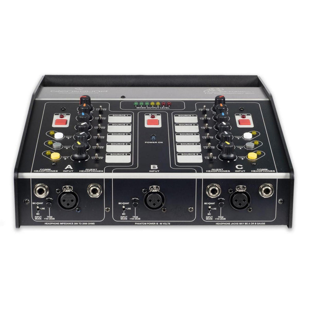 Glensound GS-CU001B/3 MkII - Three Commentator Unit With Transformer Balancing