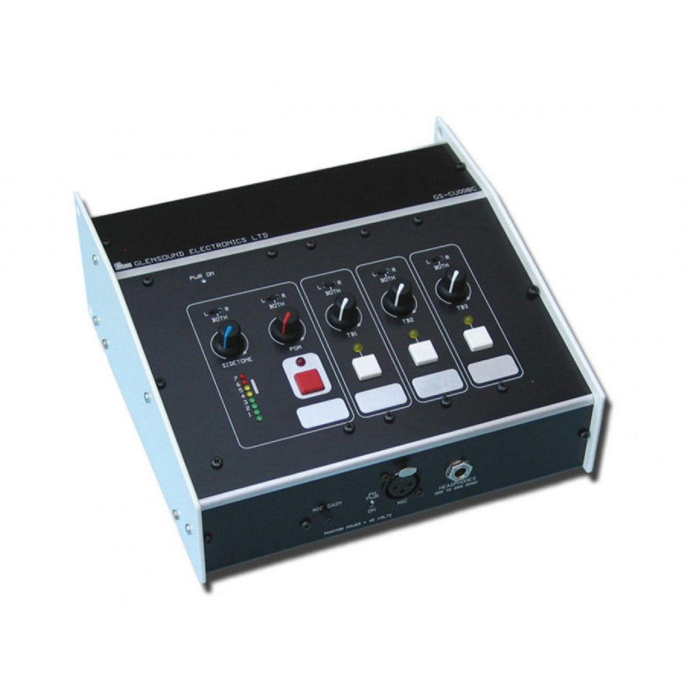 Glensound GS-CU008C - Single Commentators Box With Three Talkback Circuits