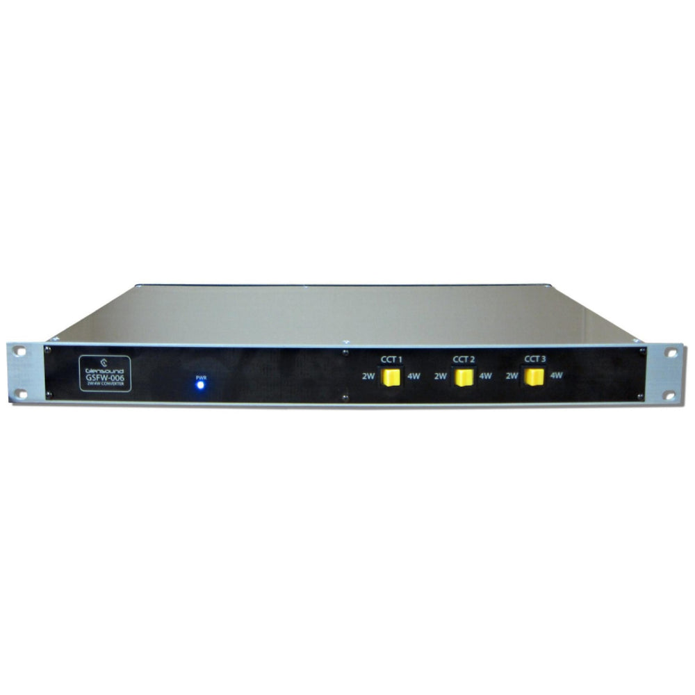 Glensound GS-FW006 - Triple 4 Wire To 2 Wire 1U Rack