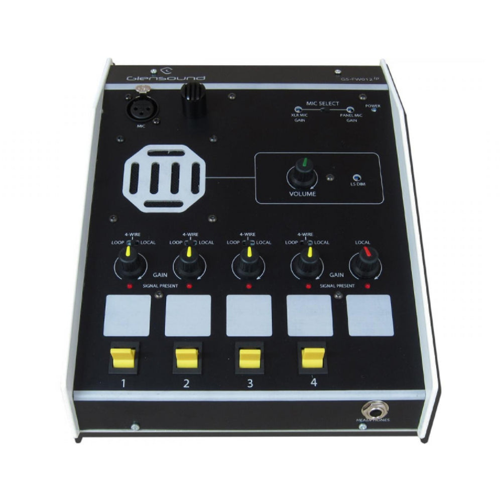 Glensound GS-FW012 IP - 4 circuits 4 fils avec Dante