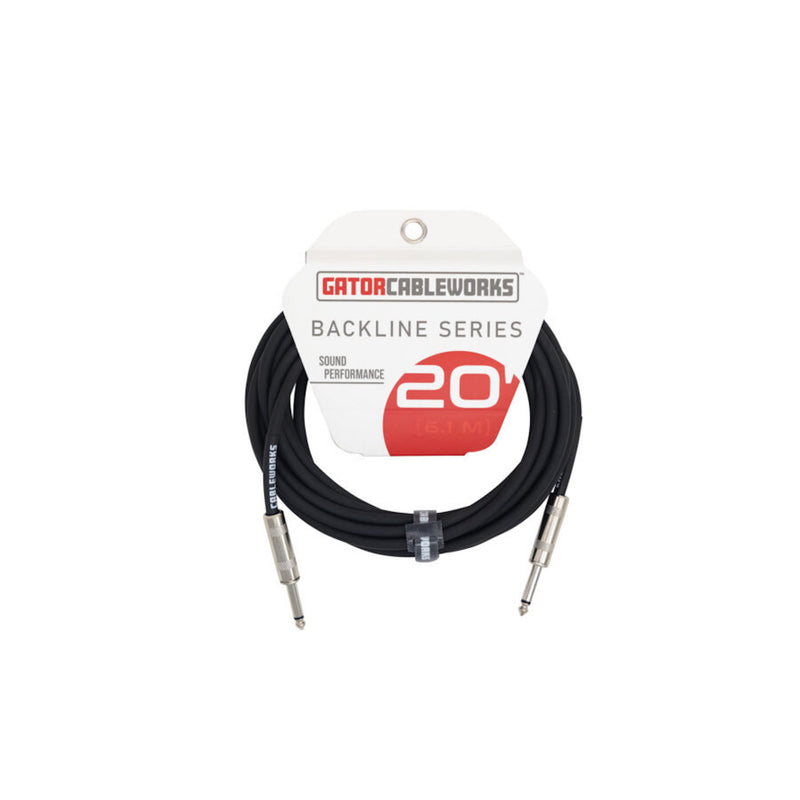 Gator GCWB-INS-20 20 Foot Strt to Strt instrument Cable