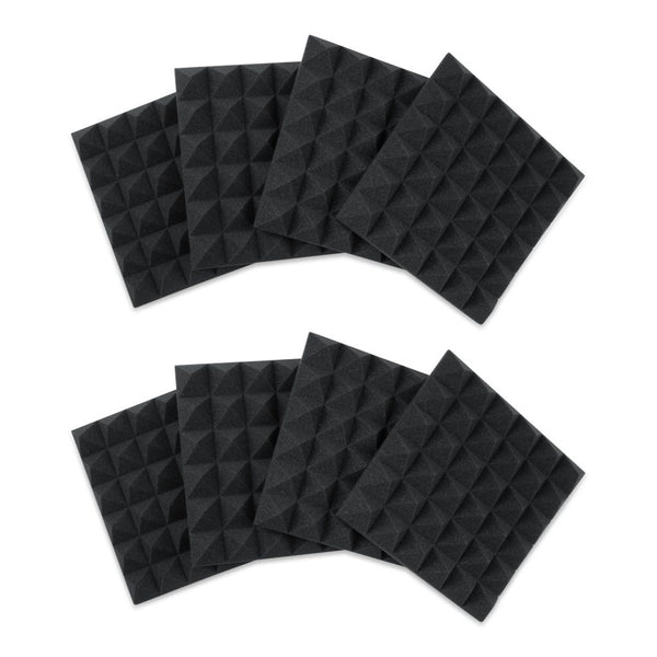 Gator GFW-ACPNL1212PCHA-8PK 12x12IN Acoustic Pyramid Panel