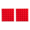 Gator GFW-ACPNL1212PRED-2PK 12x12IN Acoustic Pyramid Panel