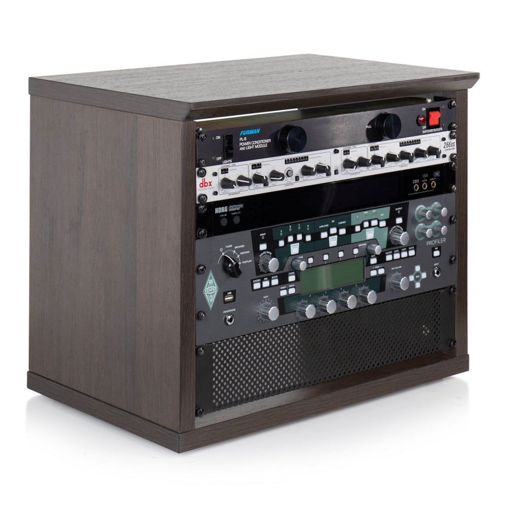 Gator GFW-ELITERK-8U-BRN Elite Series Furniture Studio Rack
