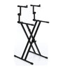 Gator GFW-KEY-5100X Deluxe 2-Tier X-Style Keyboard Stand