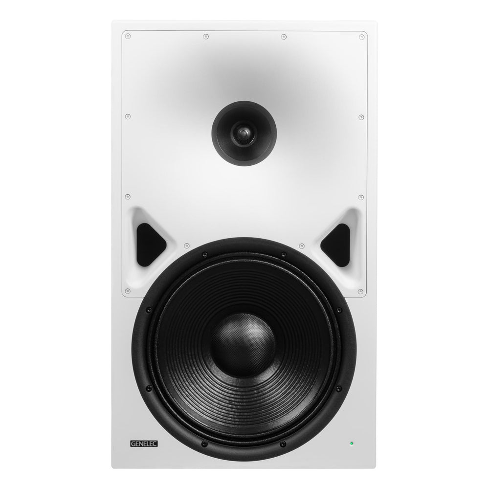 Genelec 8380AW white three-way SAM main monitor - front view