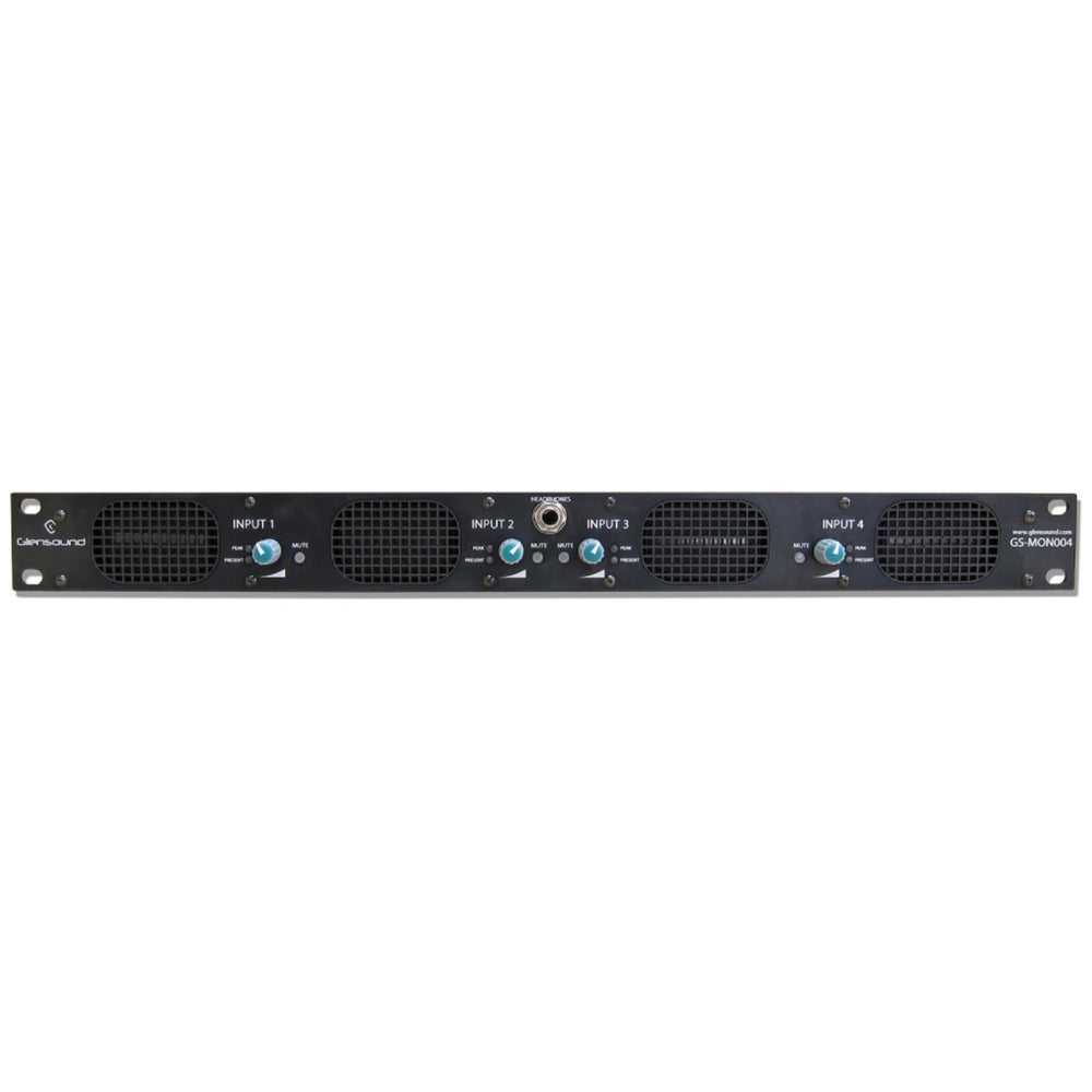 Glensound GS-MON004 - Moniteur audio 1U 19" à 4 haut-parleurs