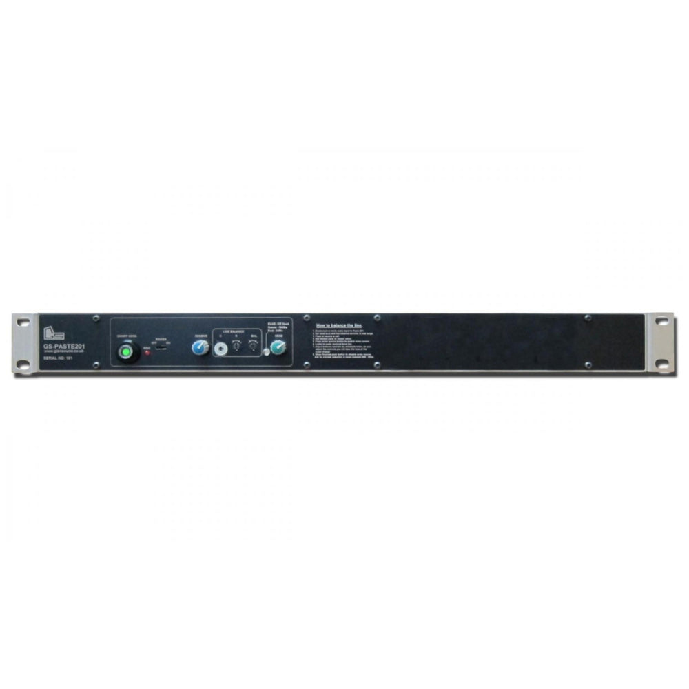 Glensound GS-PASTE201/R1 - Rack Mount Line Powered Telephone Balancing Uni