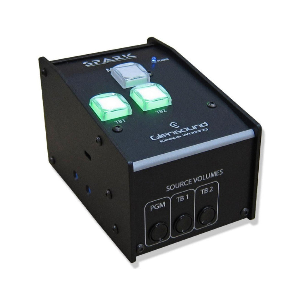 Glensound SPARK 2 - Système de commentaire sous-compact unilingue avec 2 canaux d'ordres
