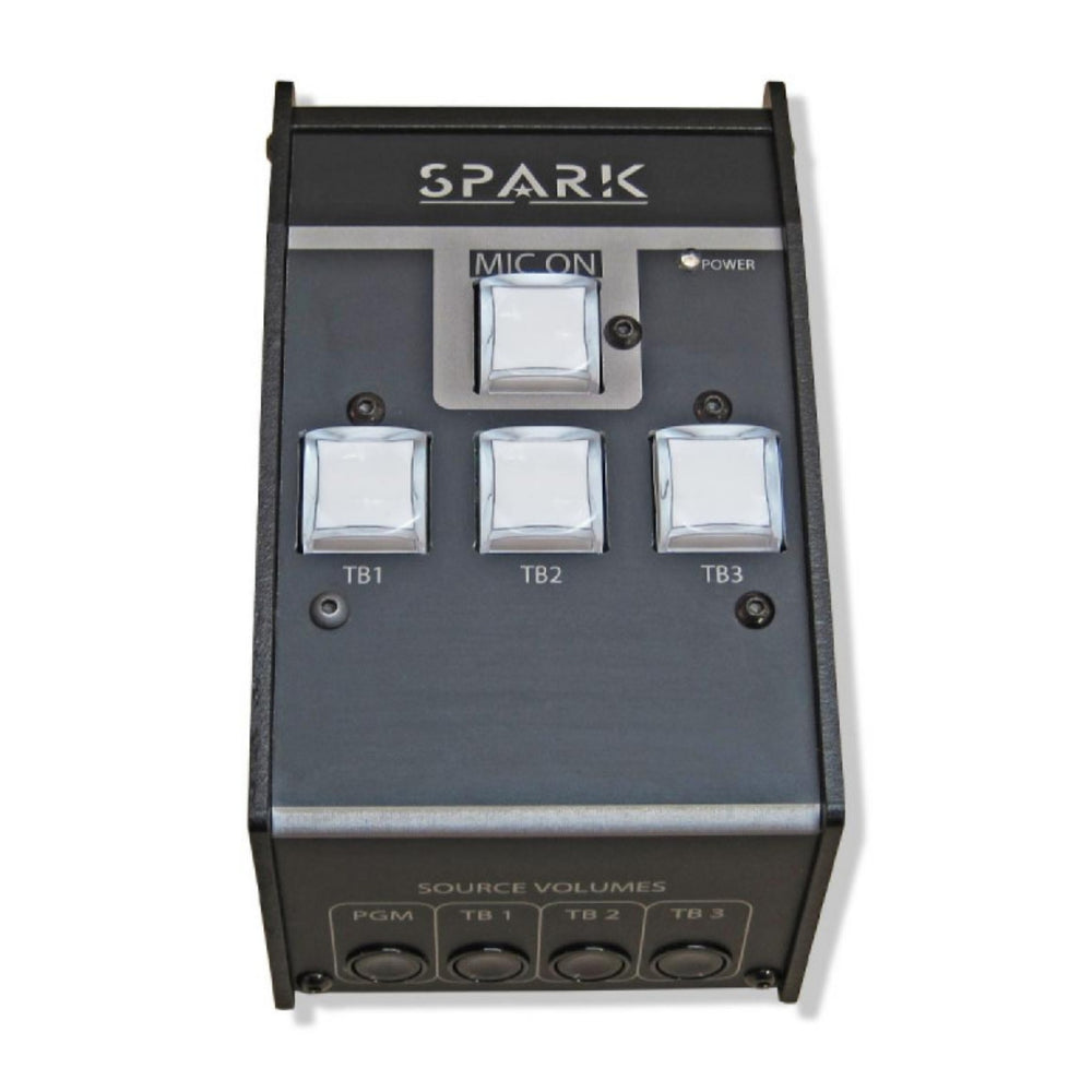 Glensound SPARK 3 - Sub Compact Single User Commentary With 3 Talkback Channels
