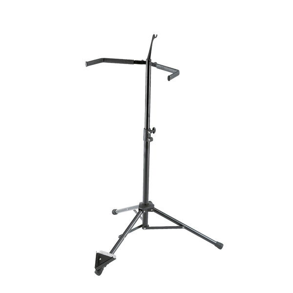 Trépied pour contrebasse K&amp;M 141-Black avec support d'archet