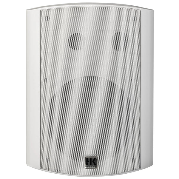 HK Audio IL80-TW Compact Speaker Install 100V 5 Taps 8 ohm (White) - 8"